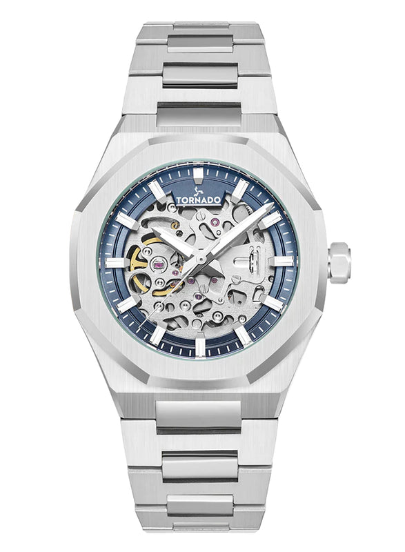 Tornado AUTONOVA AUTOMATIC Men's Automatic Dark Blue Dial Watch - T24303-SBSN