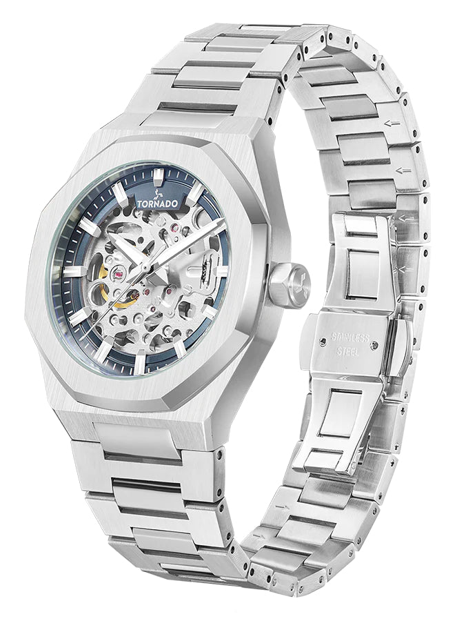 Tornado AUTONOVA AUTOMATIC Men's Automatic Dark Blue Dial Watch - T24303-SBSN