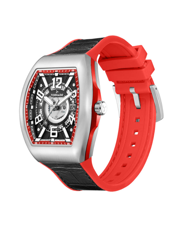 TORNADO XENITH Men's Analog Black  Dial Watch - T25301-SLBBR