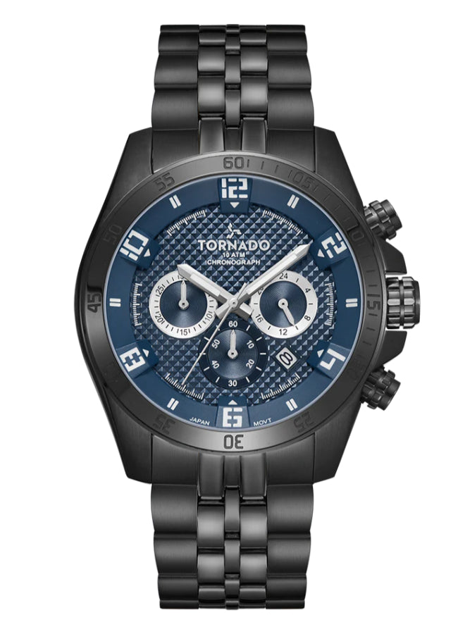Tornado CELESTIA CHRONO Men's Chronograph Blue Dial Watch - T3149B-BBBJ