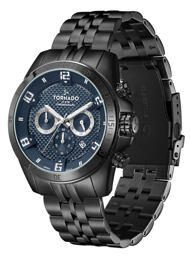 Tornado CELESTIA CHRONO Men's Chronograph Blue Dial Watch - T3149B-BBBJ