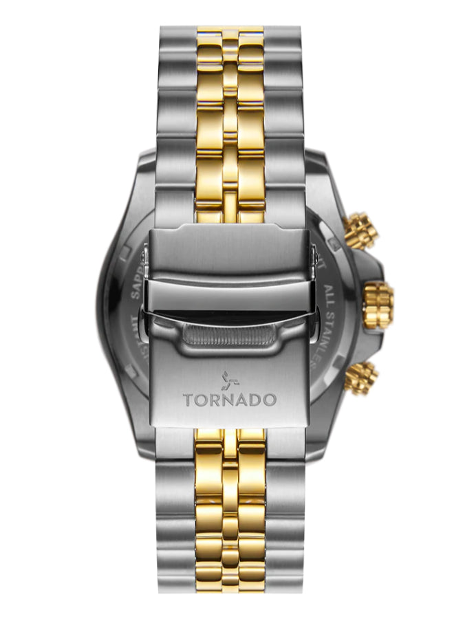 Tornado CELESTIA CHRONO Men's Chronograph White Dial Watch - T3149B-TBTW