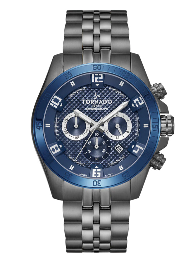 Tornado CELESTIA CHRONO Men's Chronograph Blue Dial Watch - T3149B-XBXL