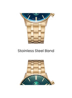 Tornado CELESTIA ELITE Men's Chronograph Green Dial Watch - T6102-GBGH