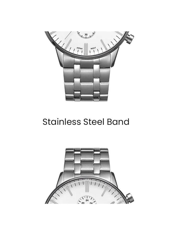 Tornado CELESTIA ELITE Men's Chronograph Silver Dial Watch - T6102-SBSS