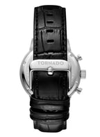 Tornado CELESTIA ELITE Men's Chronograph White Dial Watch - T6102-SLBW