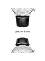 Tornado CELESTIA ELITE Men's Chronograph White Dial Watch - T6102-SLBW