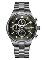 Tornado CELESTIA ELITE Men's Chronograph Green Dial Watch - T6106B-XBXH