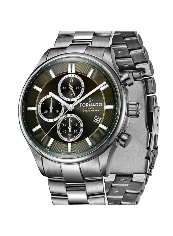 Tornado CELESTIA ELITE Men's Chronograph Green Dial Watch - T6106B-XBXH