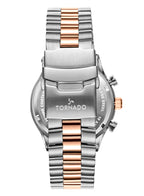 Tornado CELESTIA ELITE Men's Chronograph White Dial Watch - T6106B-KBKW