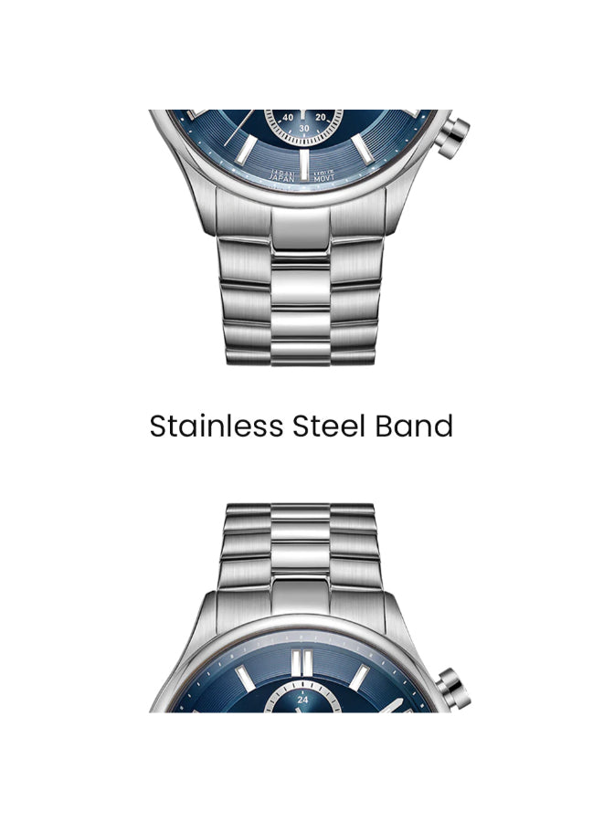 Tornado CELESTIA ELITE Men's Chronograph Blue Dial Watch - T6106B-SBSN