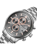 Tornado CELESTIA ELITE Men's Chronograph Grey Dial Watch - T6106B-SBSX