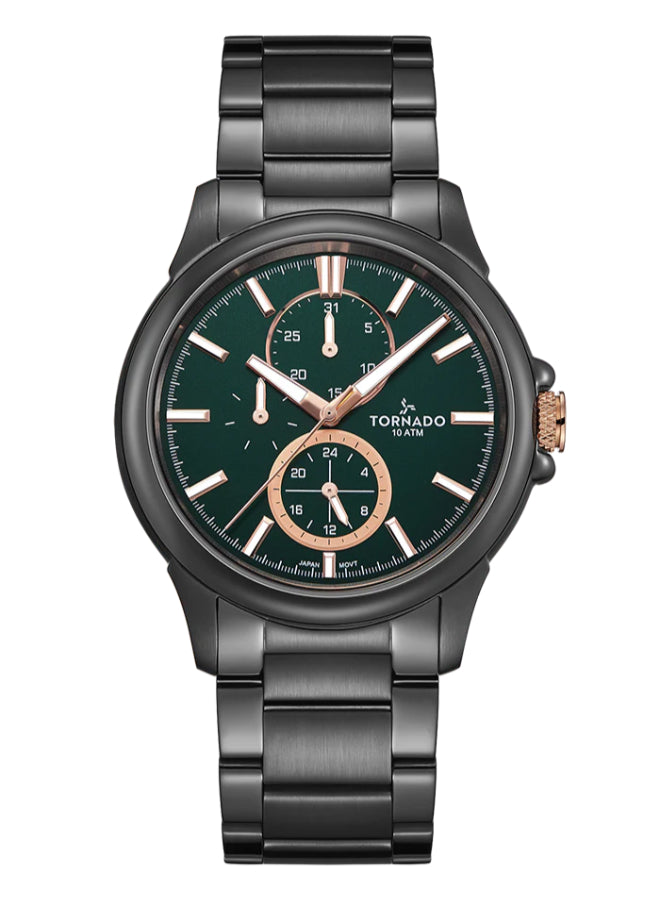 Tornado CELESTIA ELITE Men's Multi Function Green Dial Watch - T6107-XBXHK