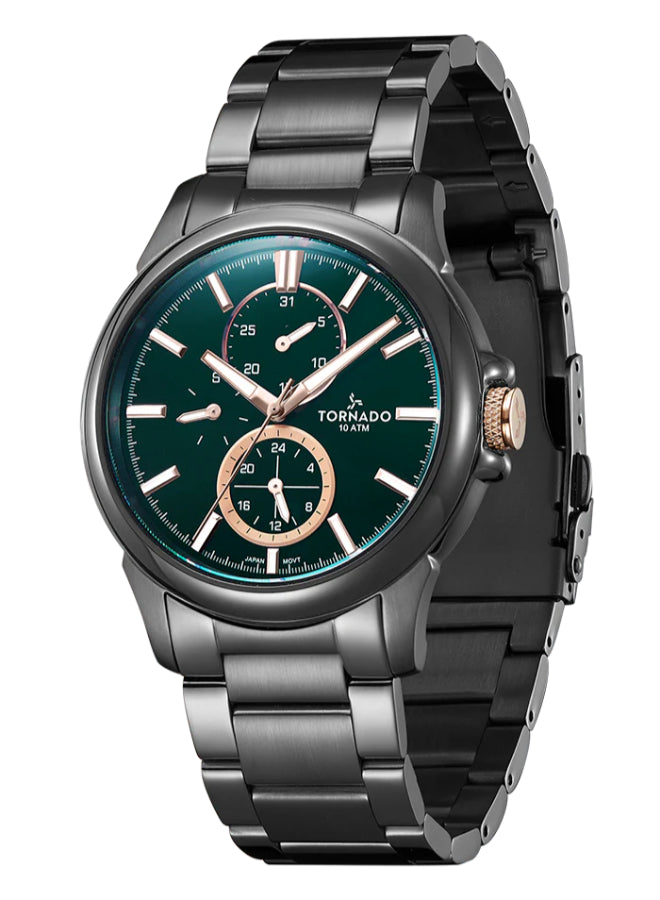 Tornado CELESTIA ELITE Men's Multi Function Green Dial Watch - T6107-XBXHK