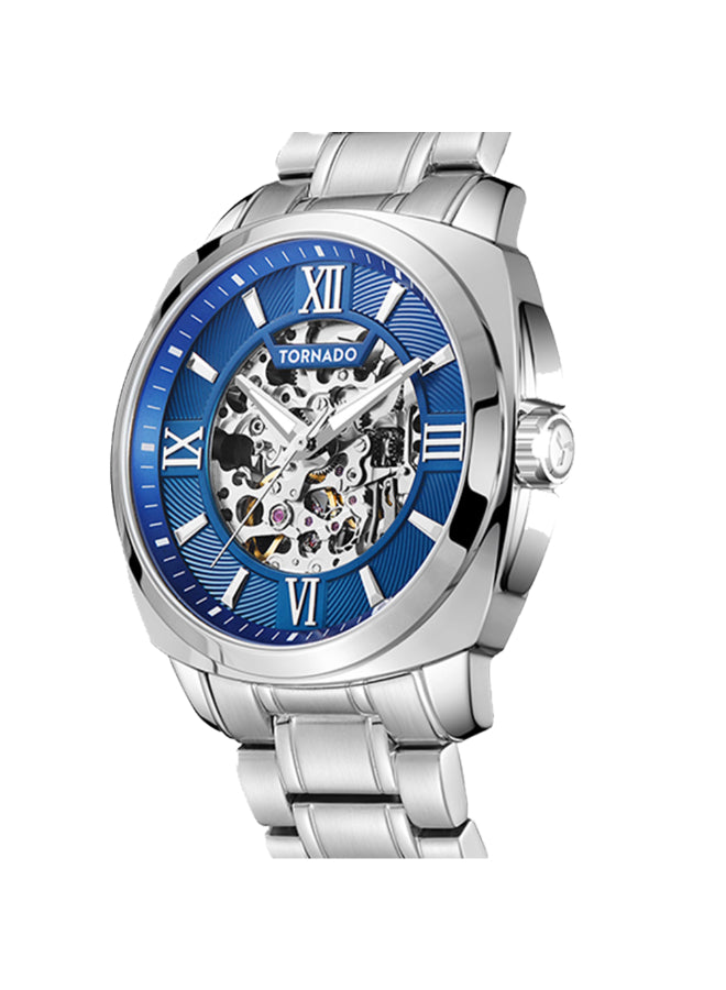 Tornado AUTONOVA Men's Automatic Blue Dial Watch - T7316-SBSNW