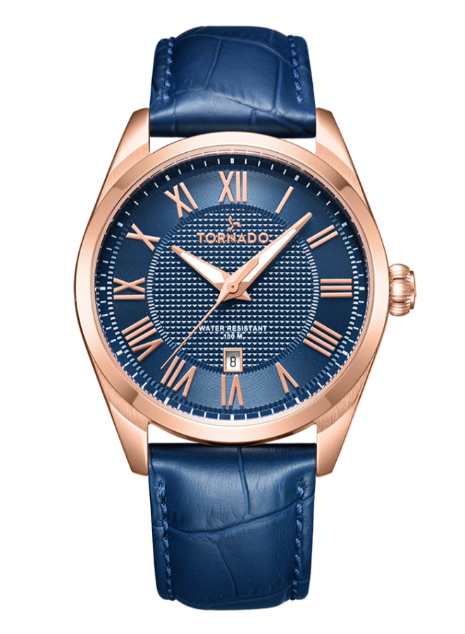 Tornado CLASSIC ANALOG Men's Analog Blue Dial Watch - T8007-RLNN