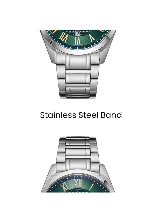 Tornado CLASSIC ANALOG Men's Analog Green Dial Watch - T8007-SBSHG
