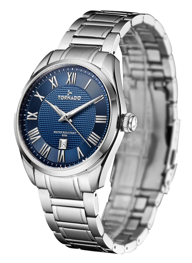 Tornado CLASSIC ANALOG Men's Analog Blue Dial Watch - T8007-SBSN