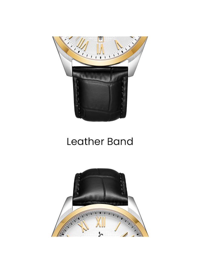 Tornado CLASSIC ANALOG Men's Analog White Dial Watch - T8007-SLBWG