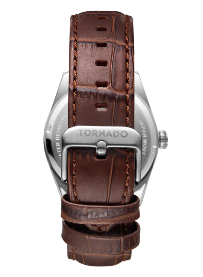 Tornado CLASSIC ANALOG Men's Analog White Dial Watch - T8007-SLDW