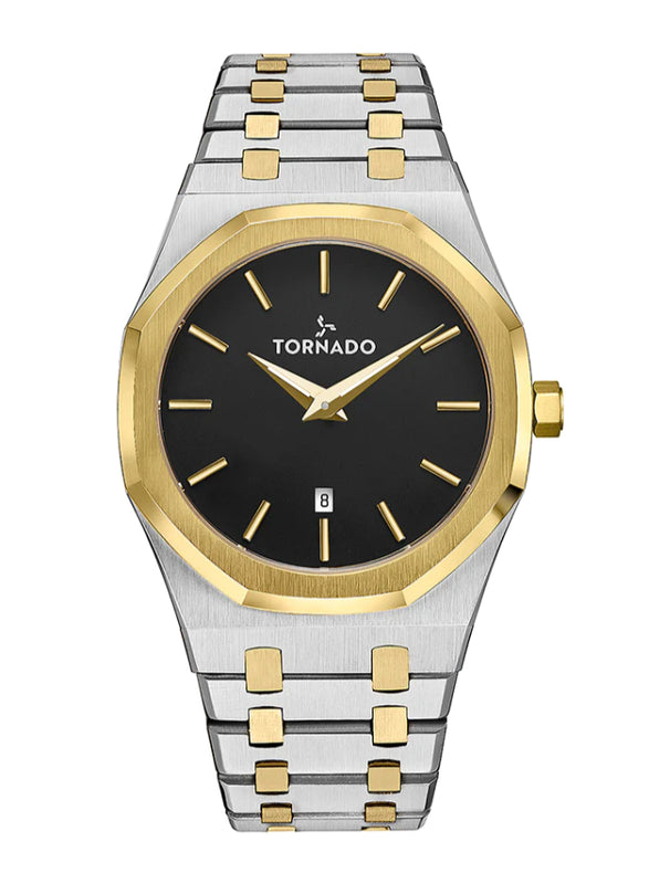 Tornado AURORA ECHO Men's Analog Black Dial Watch - T9009-TBTB