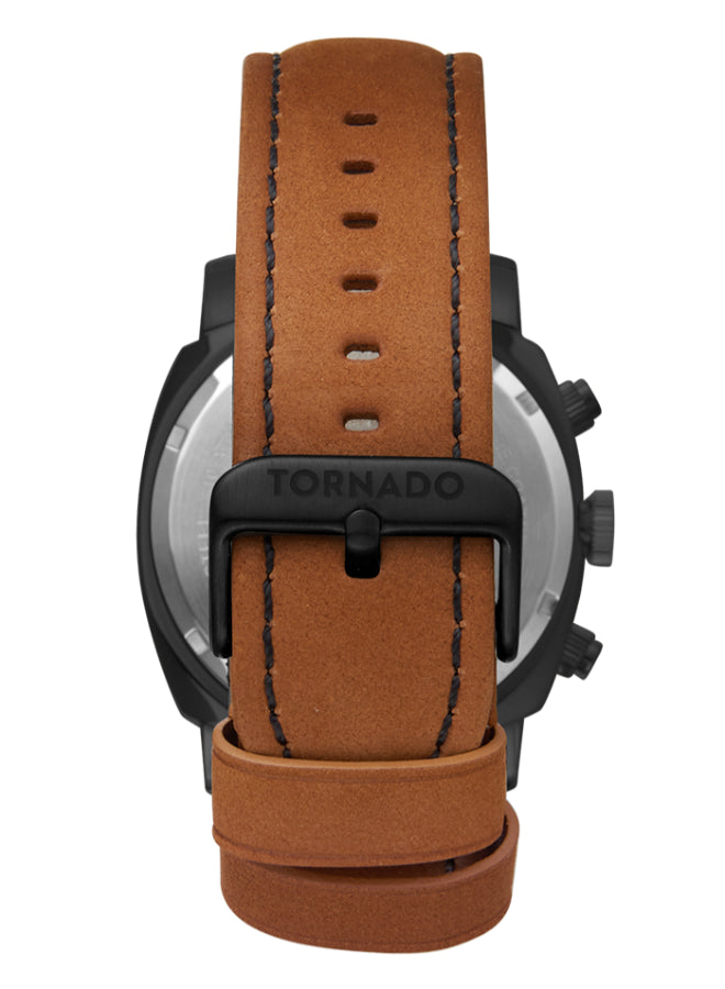 Tornado LUMINA CHRONOSPHERE Men's Chronograph Black Dial Watch - T9102-BLEB