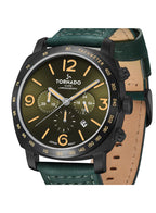 Tornado LUMINA CHRONOSPHERE Men's Chronograph Green Dial Watch - T9102-BLHH