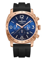 Tornado LUMINA CHRONOSPHERE Men's Chronograph Blue Dial Watch - T9102-KSBN