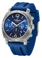 Tornado LUMINA CHRONOSPHERE Men's Chronograph Blue Dial Watch - T9102-SSNN