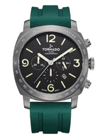 Tornado LUMINA CHRONOSPHERE Men's Chronograph Green Dial Watch - T9102-XSHB