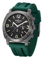 Tornado LUMINA CHRONOSPHERE Men's Chronograph Green Dial Watch - T9102-XSHB