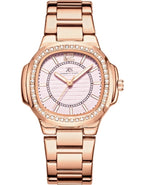 Kenneth Scott Women's Analog Pink Dial Watch - K24507-RBKP