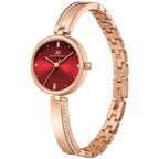Kenneth Scott Women's Analog Red Dial Watch - K23506-RBKR