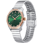 ساعة كينيث سكوت النسائية التناظرية ذات المينا الخضراء - K24505-KBKH