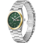Kenneth Scott Men's Analog Green Dial Watch - K24011-TBSH