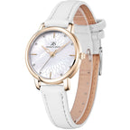 Kenneth Scott Women's Analog White Dial Watch - K22524-KLWM