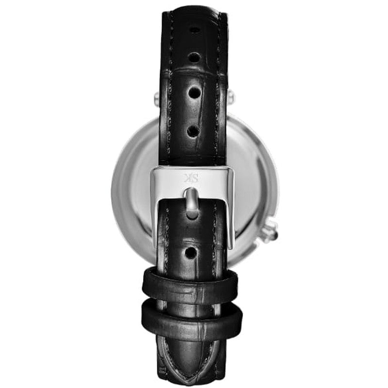 Kenneth Scott Women's Analog White Dial Watch - K24510-SLBW