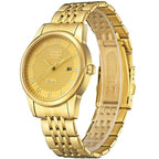 Kenneth Scott Men's Analog Champagne Dial Watch - K23030-GBGC