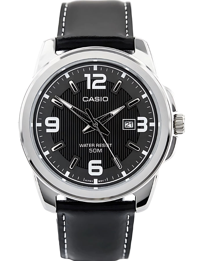 CASIO Men's Analog Grey Dial Watch - MTP-1314L-8A