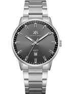 Kenneth Scott Men's Analog Black Dial Watch - K22010-SBSB
