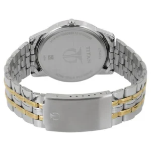 Titan Metal Silver Analog with Day and Date Stainless Steel Strap Watch for Men - Image 4