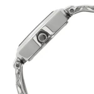 Titan Quartz Analog Silver Dial Stainless Steel Strap Watch for Women - Image 2