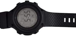 Tomi Sports Digital Sports Watch with LCD Dial Digital Display - TM-1810G (Black) - Image 4