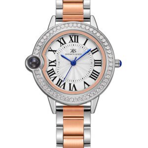 Kenneth Scott Women's White Dial Analog Watch - K22530-KBKW - Image 1