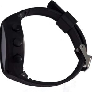 Tomi Sports Digital Sports Watch with LCD Dial Digital Display - TM-1810G (Black) - Image 2