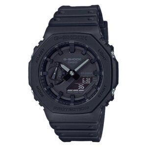 Casio G-shock Youth Men’s Watch, Digital/Analogue, 48mm, GA-2100-1A1DR – Black - Image 1
