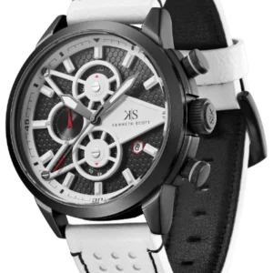 Kenneth Scott Men's Chronograph Black Dial Watch - K25108-BLWB - Image 2