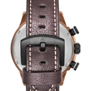 Kenneth Scott Men's Chronograph Black Dial Watch - K25108-DLDB - Image 3