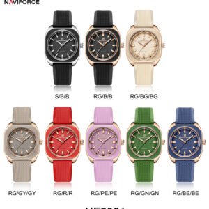 NAVIFORCE NF5061 Japanese Quartz Movement Stylish Square Women’s Watch - Image 4