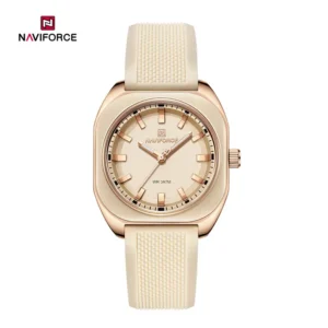 NAVIFORCE NF5061 Japanese Quartz Movement Stylish Square Women’s Watch - Image 1